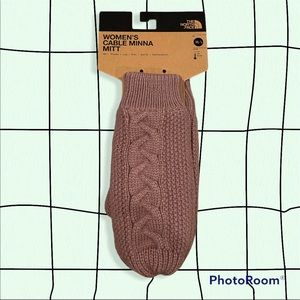 Minna Cable Knit Mittens - North Face